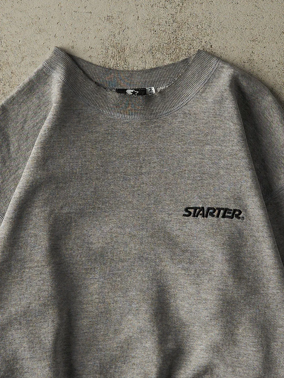 Vintage 90s Grey Starter Embroidered Crewneck (M) sold by Rebalance Vintage product image thumbnail 2