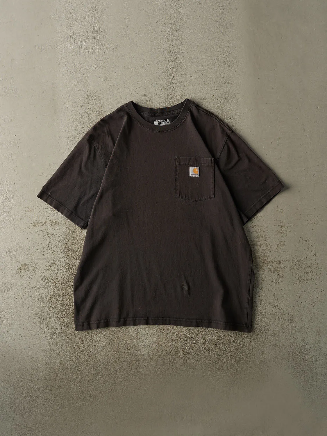 Vintage Y2K Faded Black Carhartt Pocket Tee (XL) sold by Rebalance Vintage