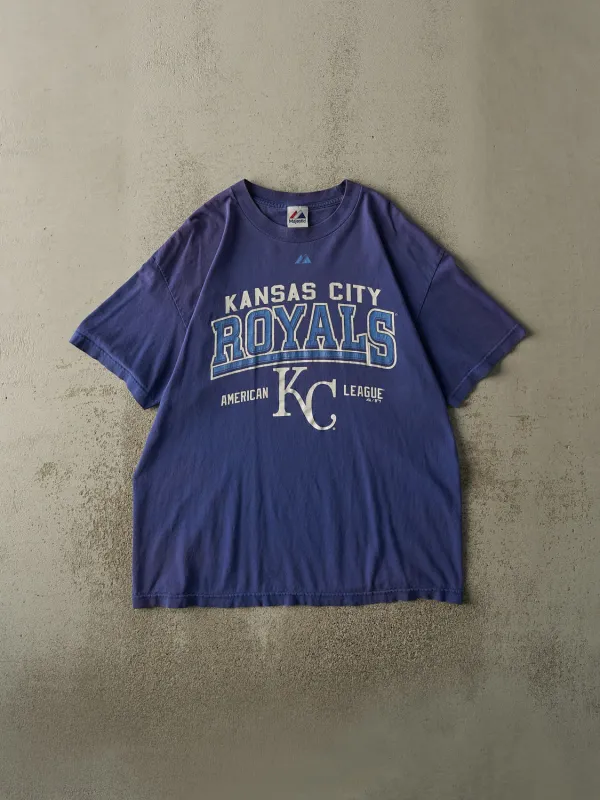 Vintage Y2K Blue Kansas City Royals Tee (XL) sold by Rebalance Vintage