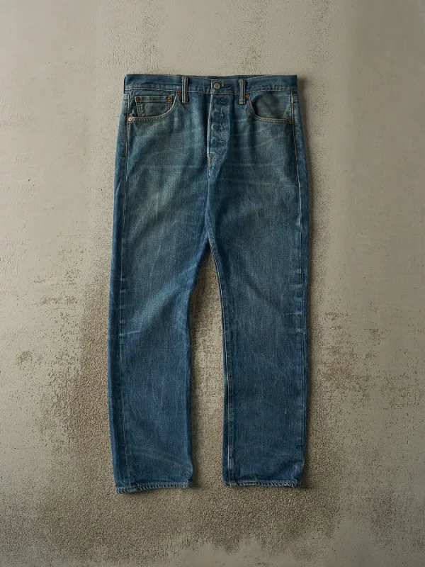 Vintage Y2K Dark Wash Levi's 501 Jeans (34x30) sold by Rebalance Vintage