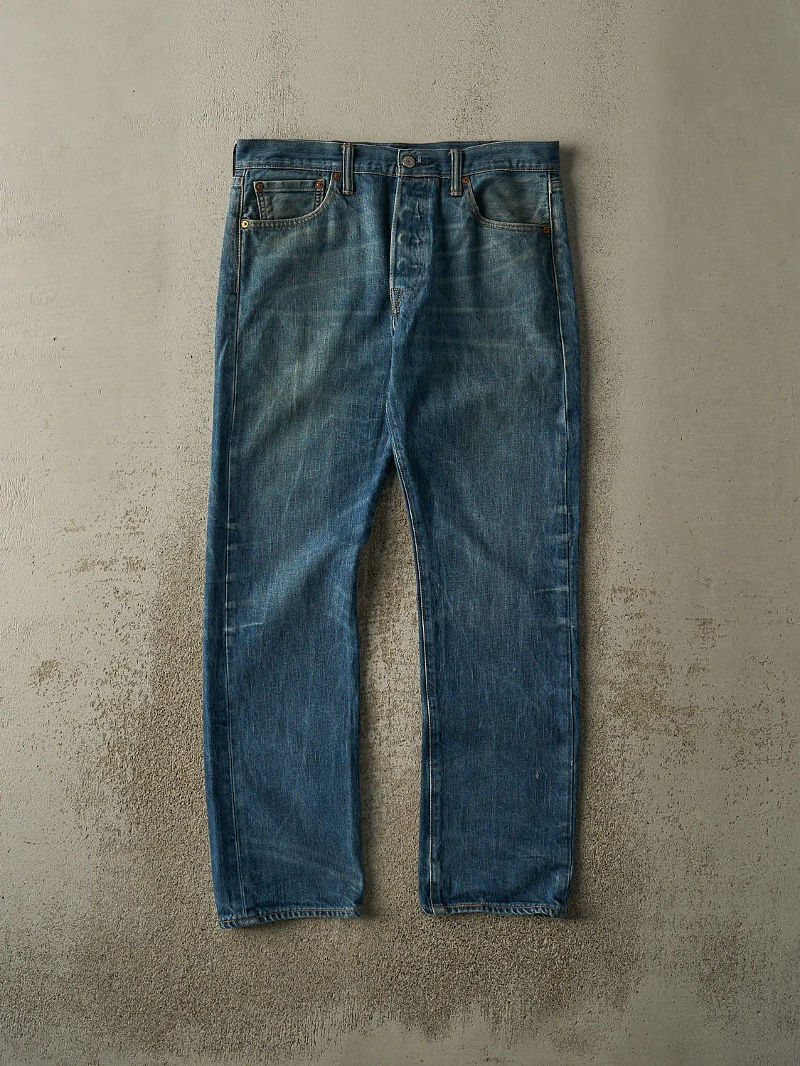 Vintage Y2K Dark Wash Levi's 501 Jeans (34x30) sold by Rebalance Vintage