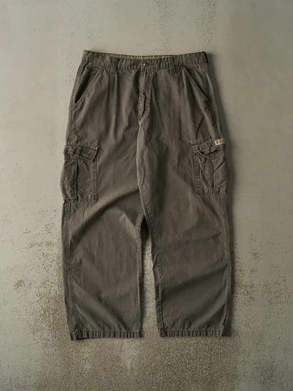 Vintage Y2K Grey Wrangler Cargo Pants (36x30) sold by Rebalance Vintage