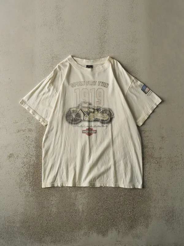 Vintage 00' Beige Los Angeles California Harley Davidson Tee (L/XL) sold by Rebalance Vintage