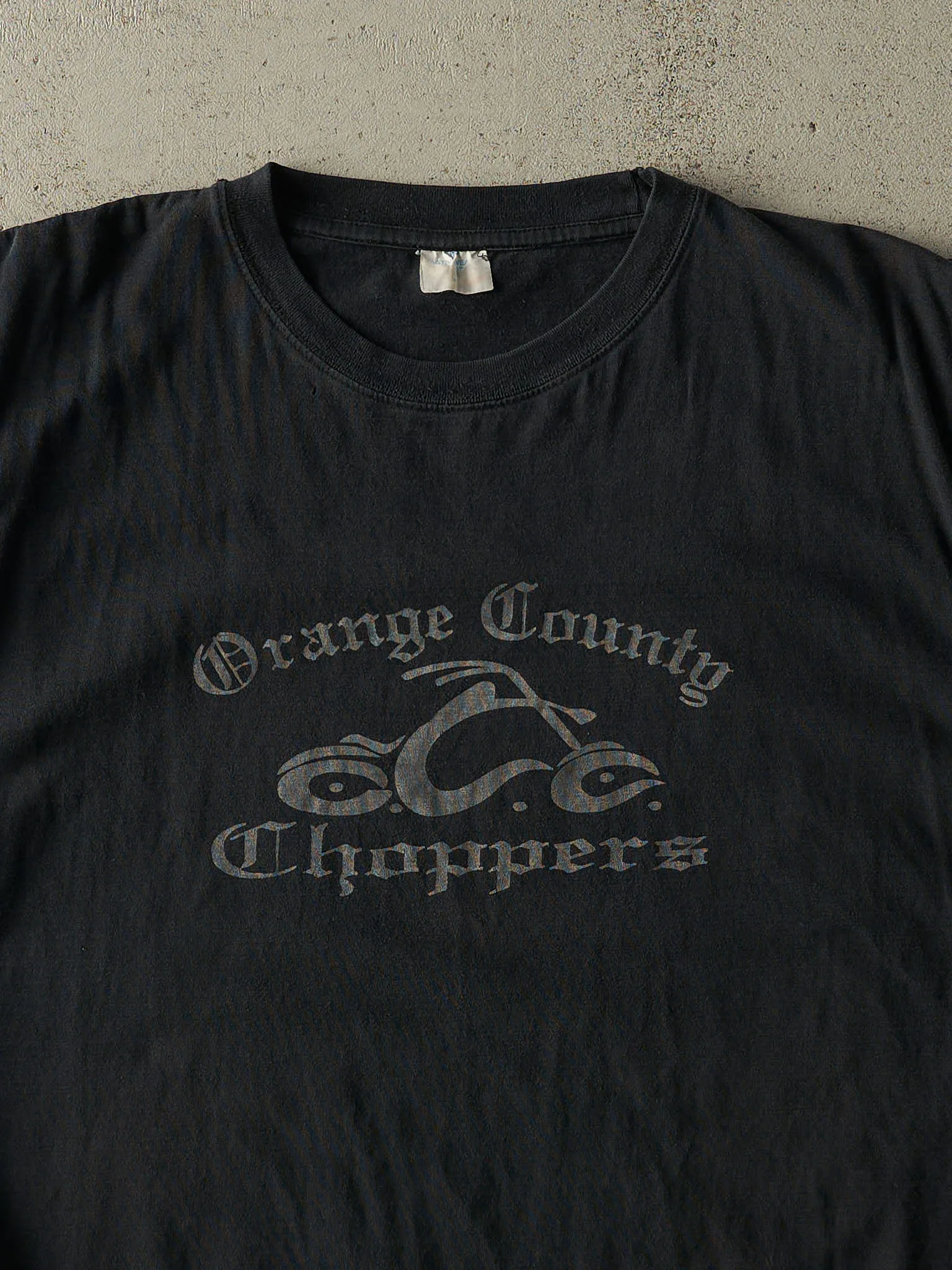 Vintage Y2K Faded Black Orange County Choppers Cut Off Tee (XL) sold by Rebalance Vintage product image thumbnail 3