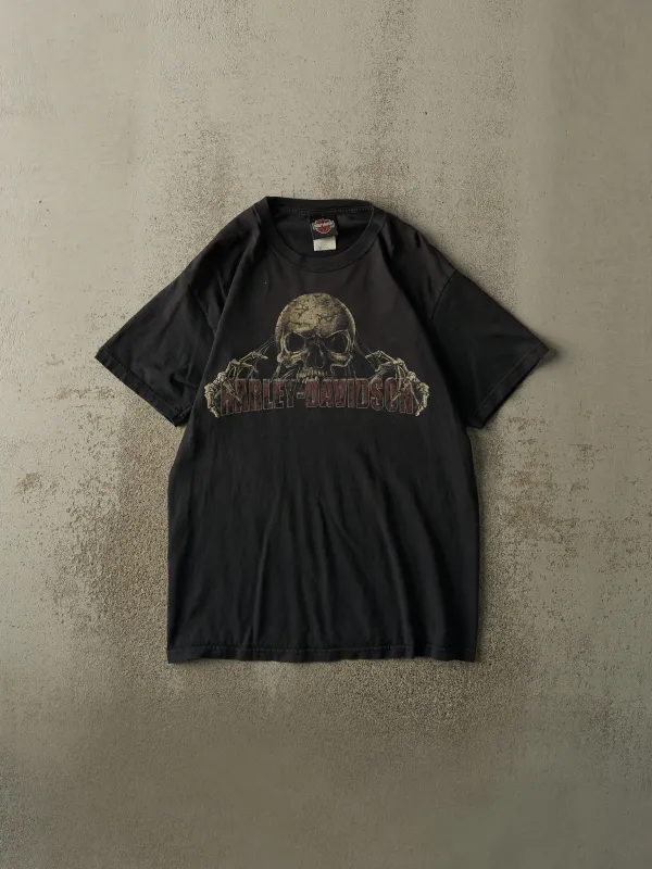 Vintage 10' Faded Alberta Black Harley Davidson Tee (S/M) sold by Rebalance Vintage