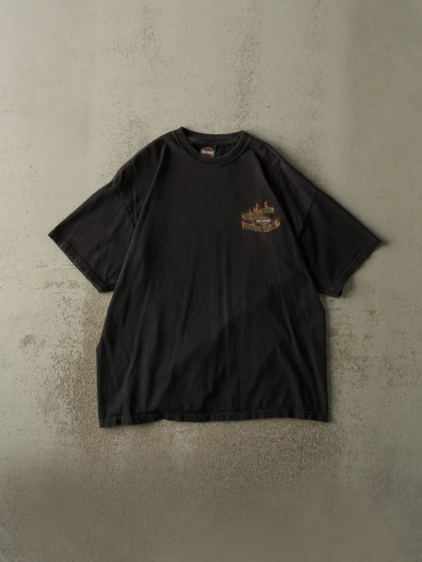 Vintage 06' Black Boston, MA Harley Davidson Tee (L/XL) sold by Rebalance Vintage