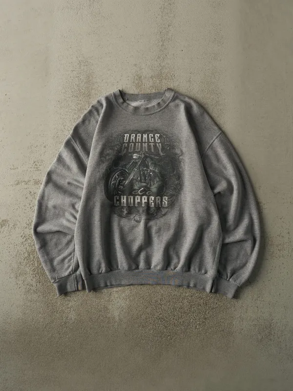 Vintage Y2K Grey Orange County Choppers Crewneck (M/L) sold by Rebalance Vintage