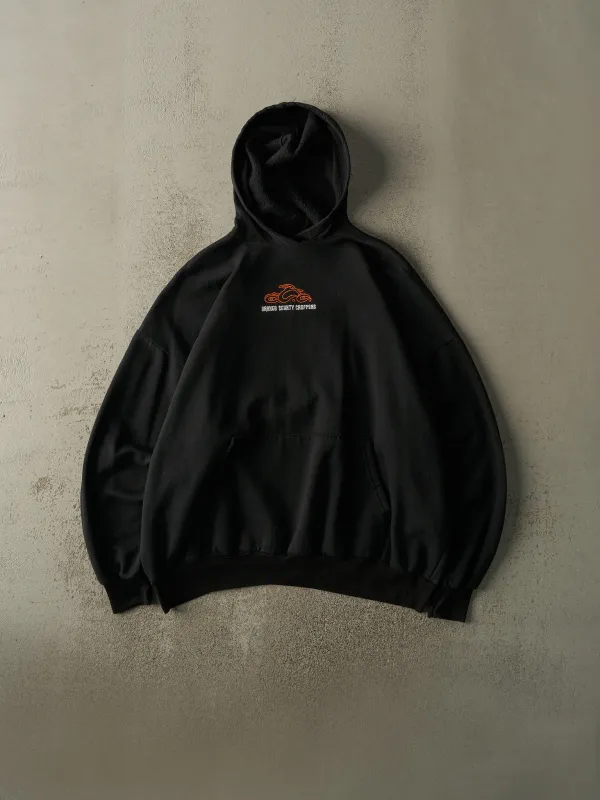 Vintage Y2K Black Embroidered Orange County Choppers Hoodie (XXL) sold by Rebalance Vintage