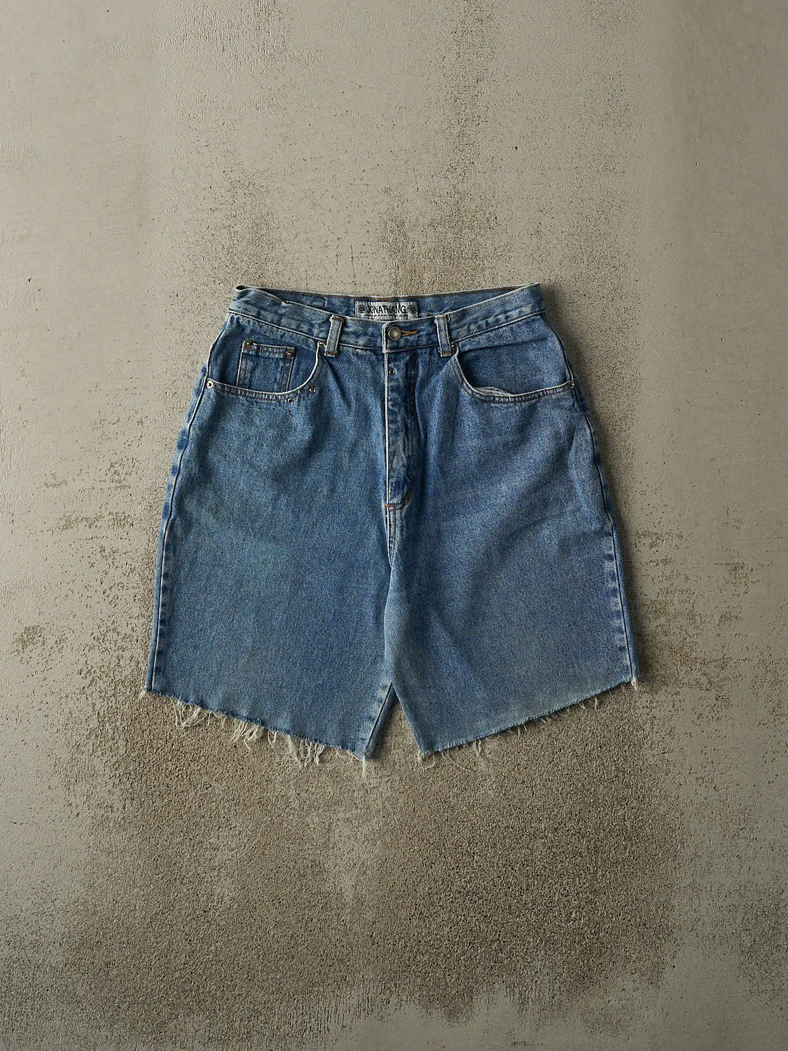 Vintage 90s Mid Wash Cut Off Jean Shorts (30x9) sold by Rebalance Vintage