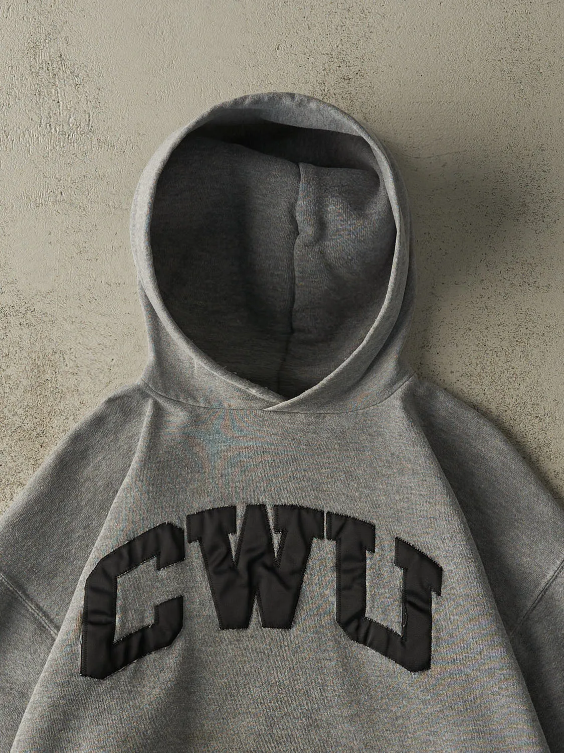 Vintage Y2K Grey CWU Russell Athletic Boxy Hoodie (L) sold by Rebalance Vintage product image thumbnail 2