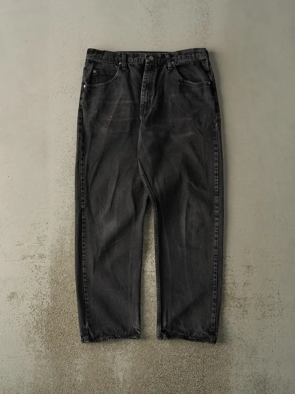 Vintage 90s Faded Black Wrangler Denim Pants (34x31) sold by Rebalance Vintage