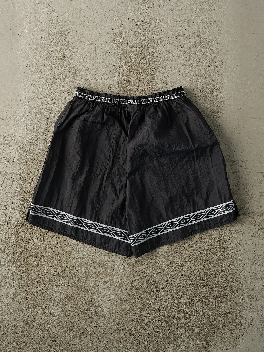 Vintage 90s Black Umbro Nylon Track Shorts (27x6) sold by Rebalance Vintage product image thumbnail 2