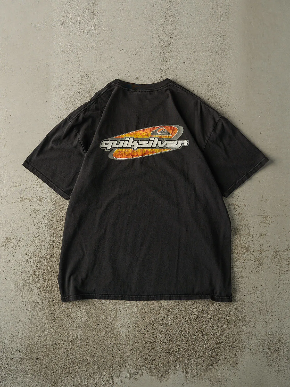 Vintage Y2K Black Quiksilver Tee (L/XL) sold by Rebalance Vintage