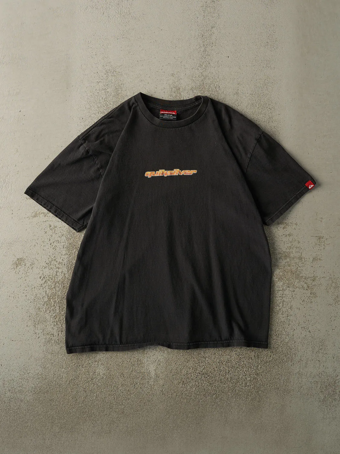 Vintage Y2K Black Quiksilver Tee (L/XL) sold by Rebalance Vintage product image thumbnail 2