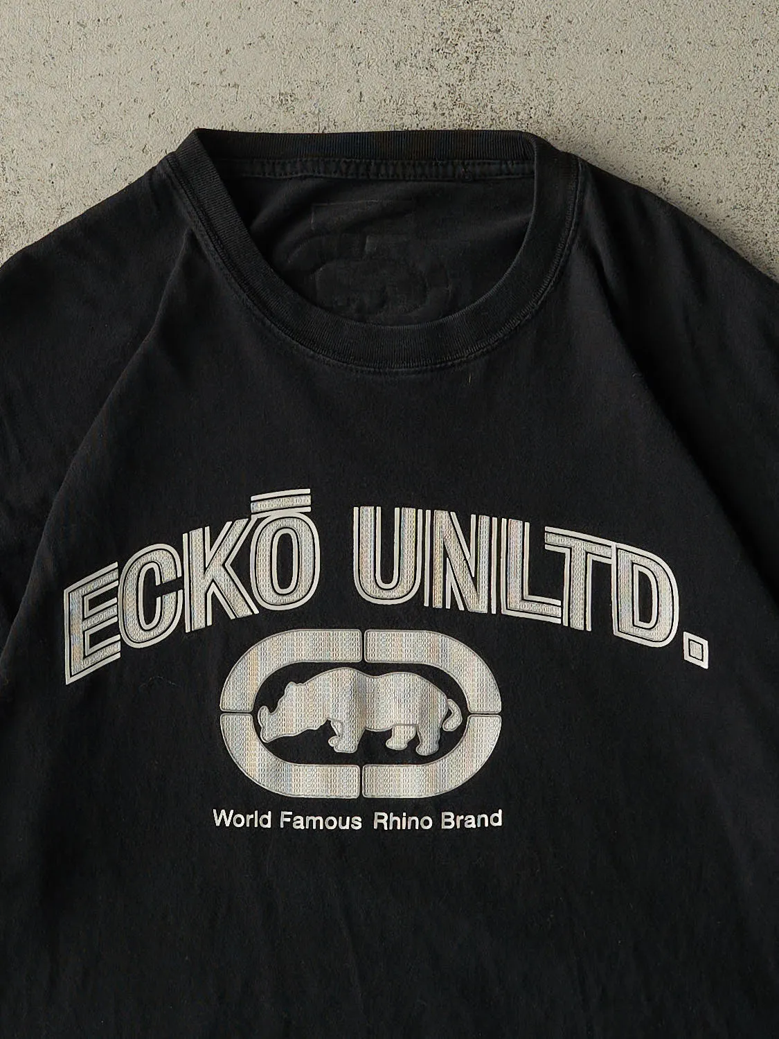 Vintage Y2K Black Ecko Logo Tee (L/XL) sold by Rebalance Vintage product image thumbnail 2