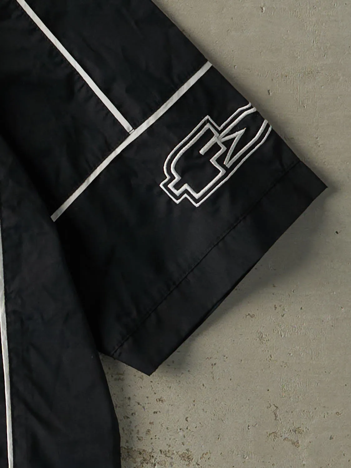 Vintage Y2K Black FXR Racing Embroidered Button Up Tee (M/L) sold by Rebalance Vintage product image thumbnail 4