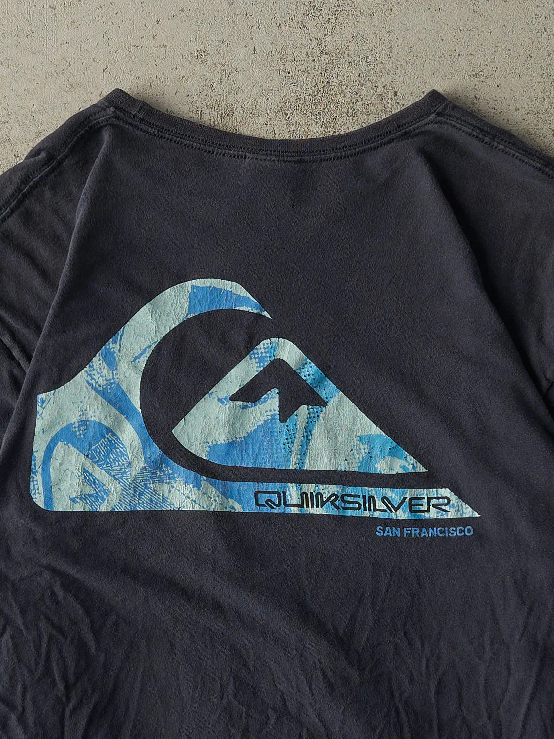 Vintage Y2K Navy Blue Quiksilver San Francisco Tee (L/XL) sold by Rebalance Vintage product image thumbnail 4