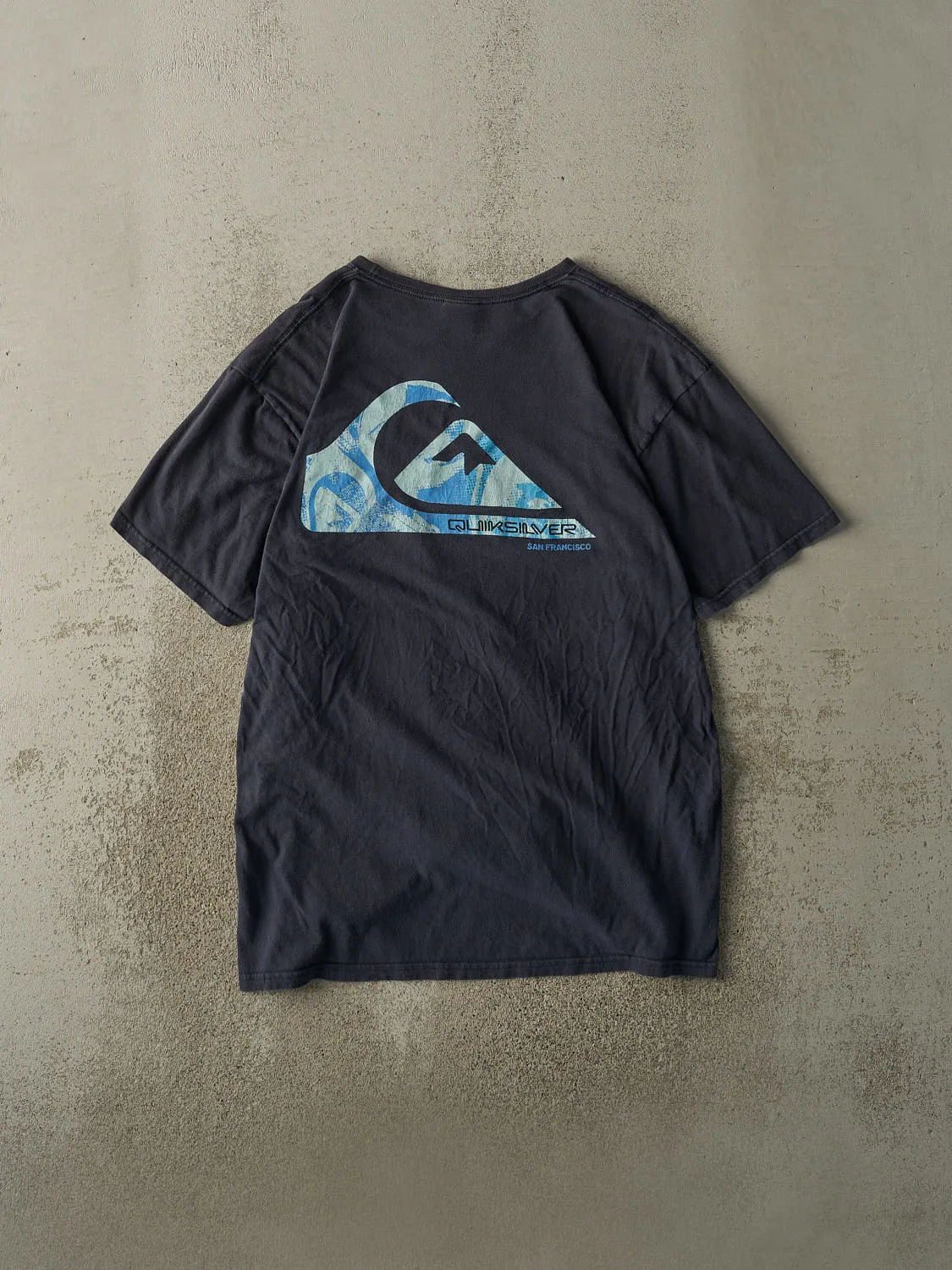 Vintage Y2K Navy Blue Quiksilver San Francisco Tee (L/XL) sold by Rebalance Vintage product image thumbnail 2