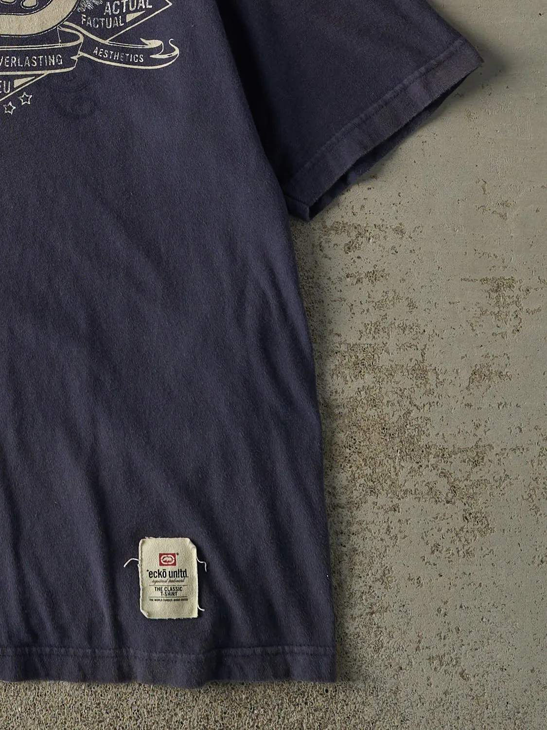 Vintage Y2K Navy Blue Ecko Logo Tee (S/M) sold by Rebalance Vintage product image thumbnail 3