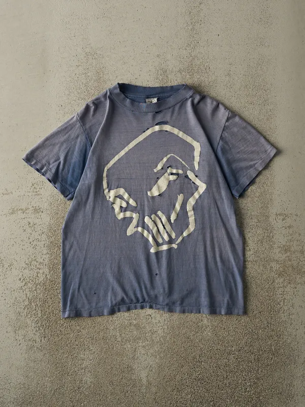 Vintage RARE 90s Sun Faded Blue Powell Peralta Skateboards Single Stitch Tee (S/M) sold by Rebalance Vintage