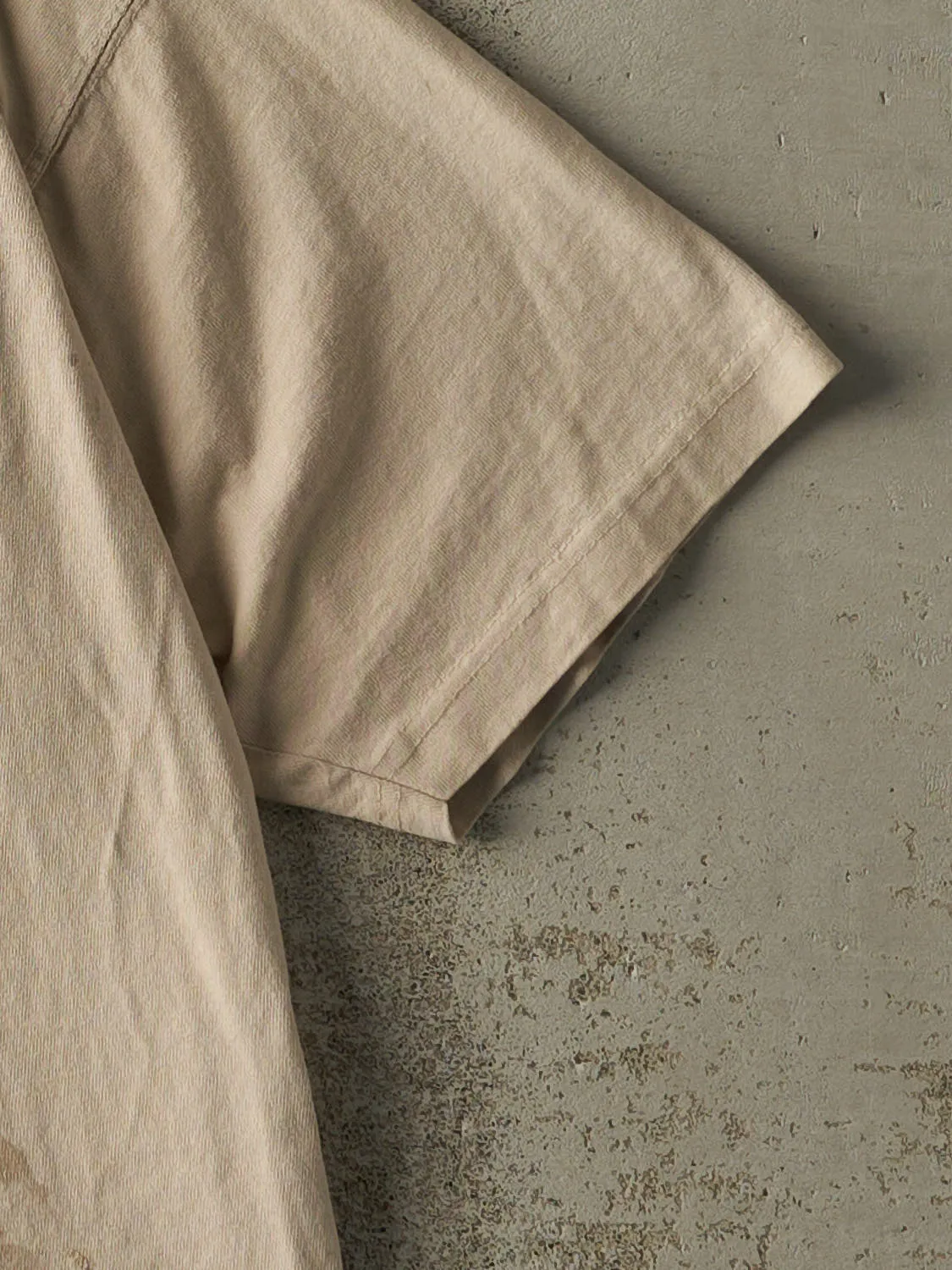 Vintage Y2K Beige No Fear Embroidered Tee (M/L) sold by Rebalance Vintage product image thumbnail 3