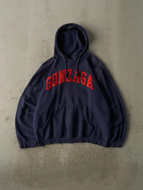 Vintage 90s Navy Blue Gonzaga University Hoodie (L) sold by Rebalance Vintage
