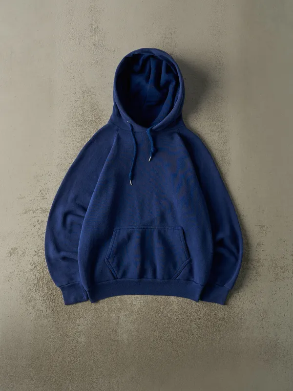 Vintage 90s Blue Discus Athletic Blank Hoodie (S/M) sold by Rebalance Vintage