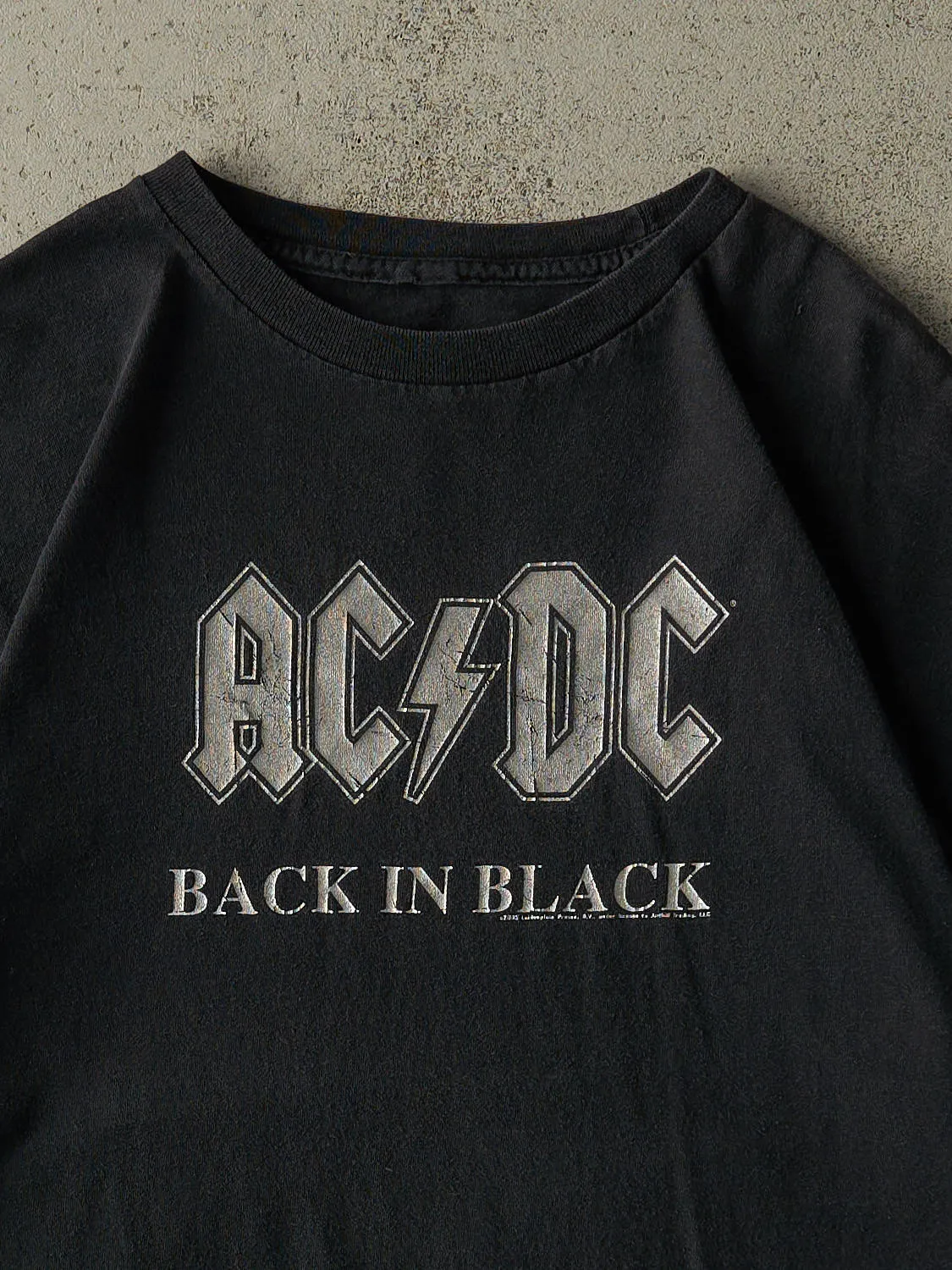 Vintage 05' Black ACDC "Back in Black" Tee (L/XL) sold by Rebalance Vintage product image thumbnail 2