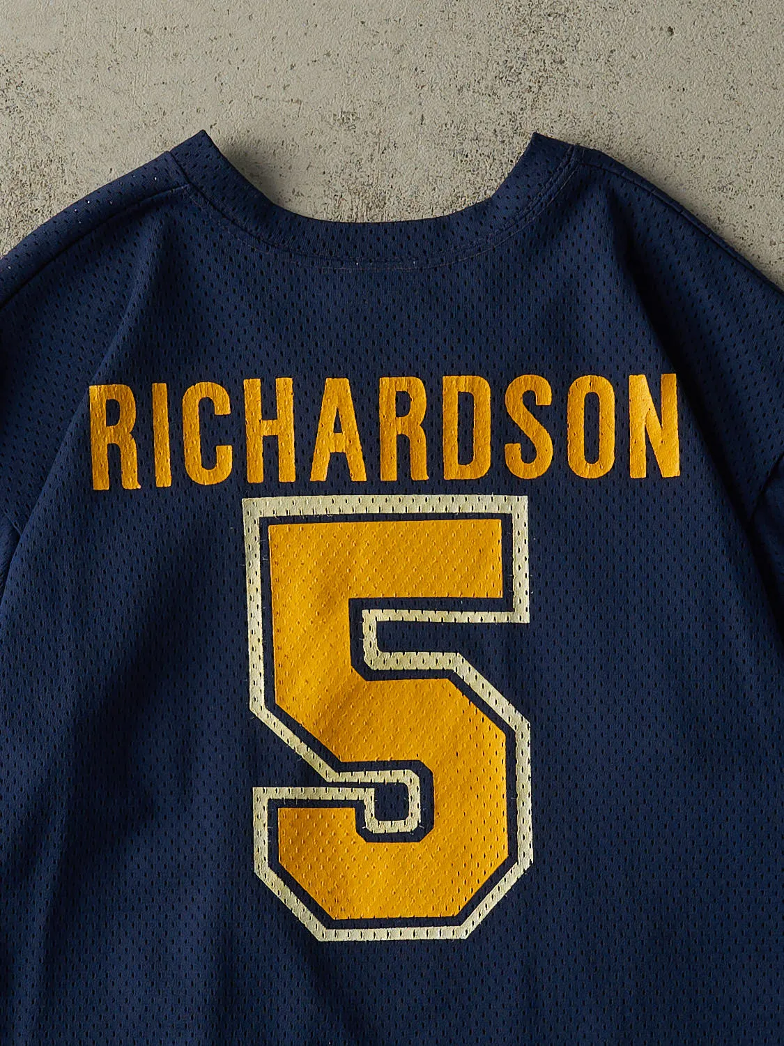 Vintage 90s Navy Blue Kent Baseball #5 Richardson Jersey (L) sold by Rebalance Vintage product image thumbnail 5