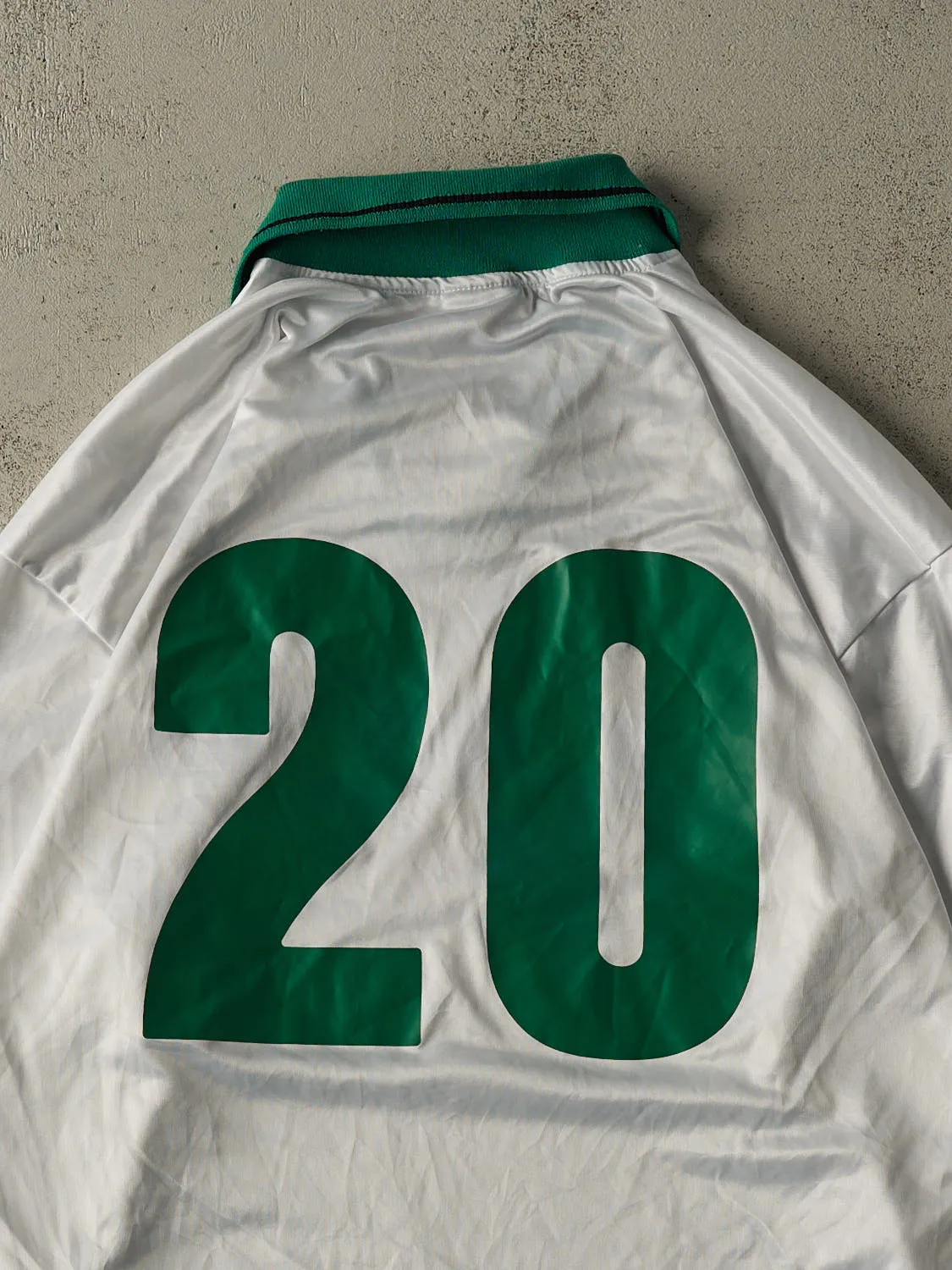 Vintage Y2K White GS Staggia #20 Long Sleeve Soccer Jersey (XL) sold by Rebalance Vintage product image thumbnail 4