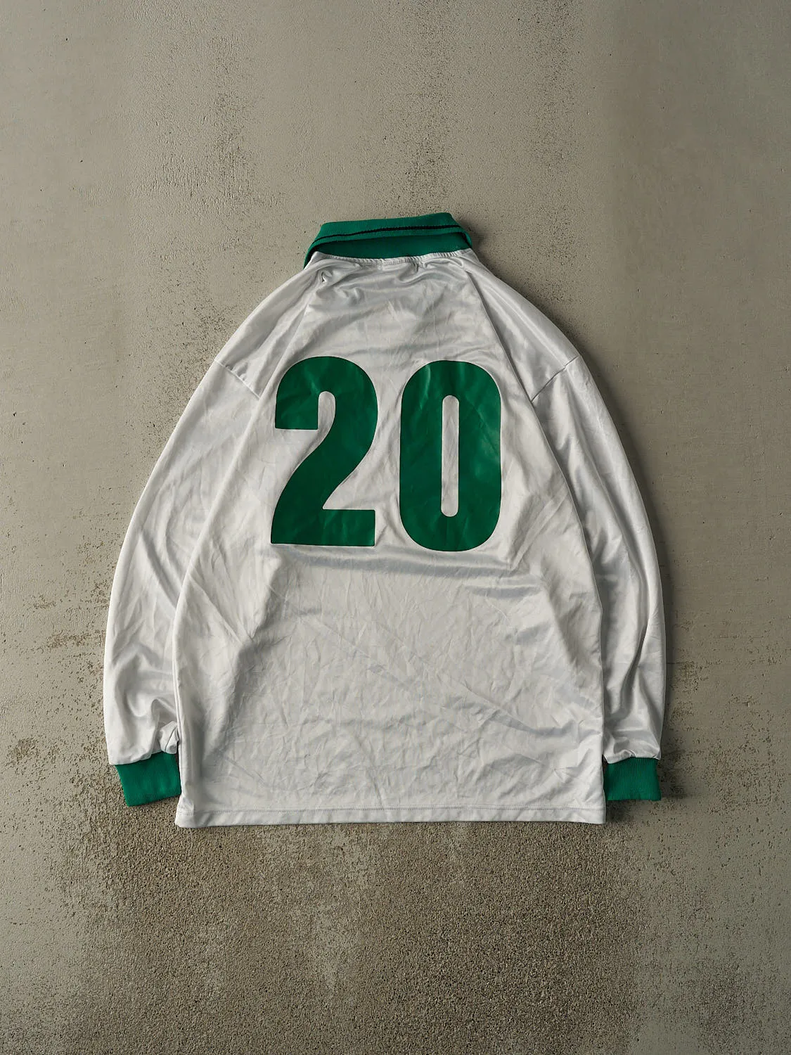 Vintage Y2K White GS Staggia #20 Long Sleeve Soccer Jersey (XL) sold by Rebalance Vintage product image thumbnail 2