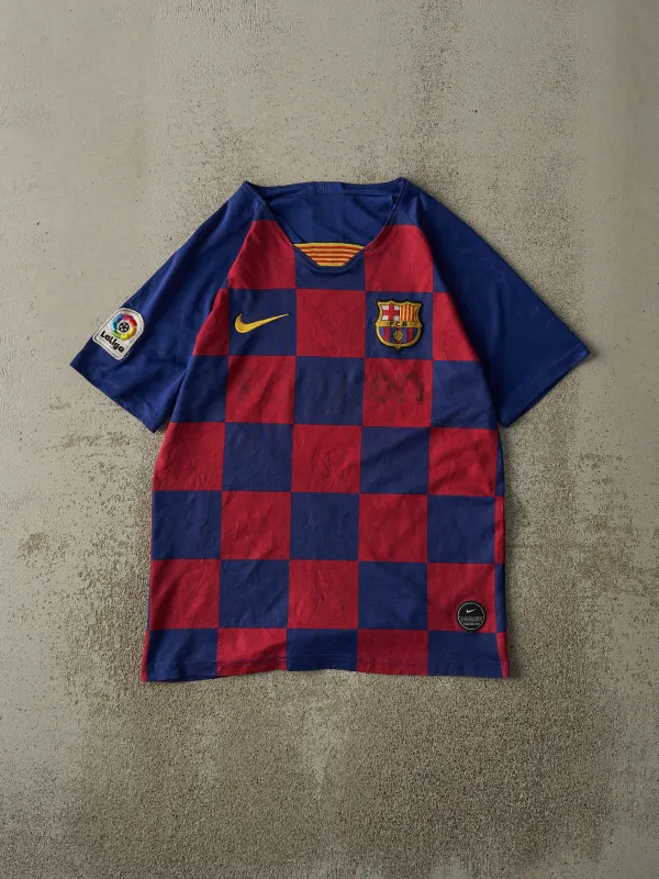 Vintage Y2K Blue & Red FC Barcelona #17 Antoine Griezmann Nike Soccer Jersey (S/M) sold by Rebalance Vintage