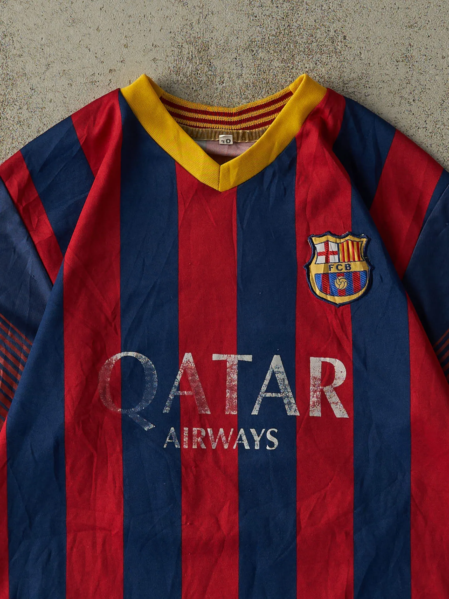 Vintage Y2K Red & Blue FC Barcelona #11 Neymar Jr. Soccer Jersey (S/M) sold by Rebalance Vintage product image thumbnail 3
