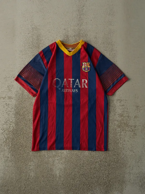 Vintage Y2K Red & Blue FC Barcelona #11 Neymar Jr. Soccer Jersey (S/M) sold by Rebalance Vintage