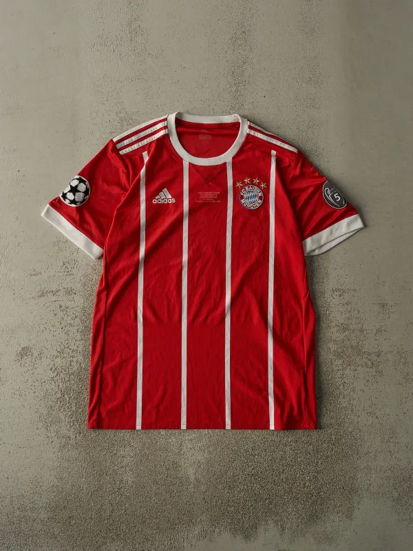 Vintage Y2K Red FC Bayern Munchen #6 Thiago Alcântara Soccer Jersey (L/XL) sold by Rebalance Vintage