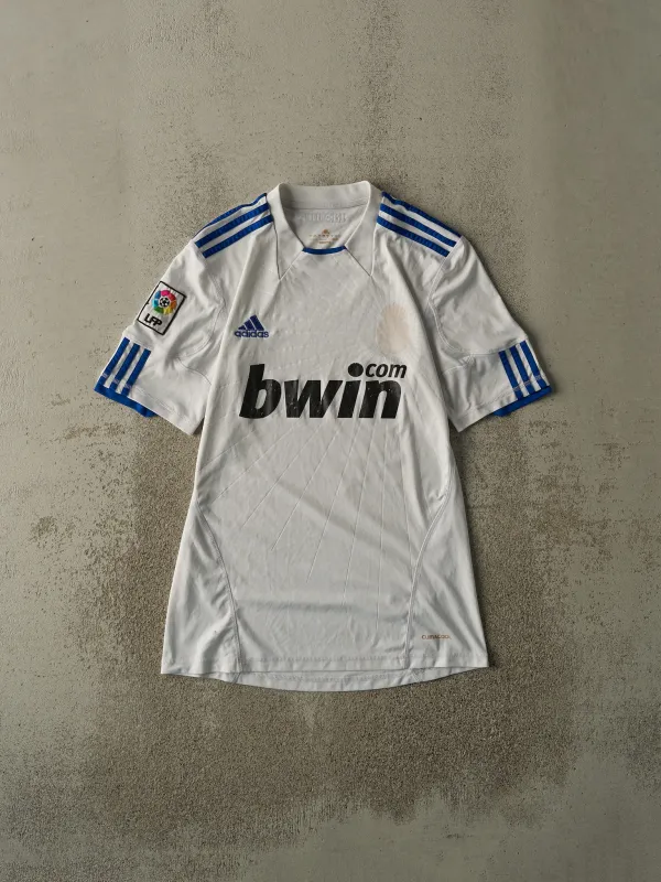 Vintage Y2K White Real Madrid Soccer Jersey (S/M) sold by Rebalance Vintage