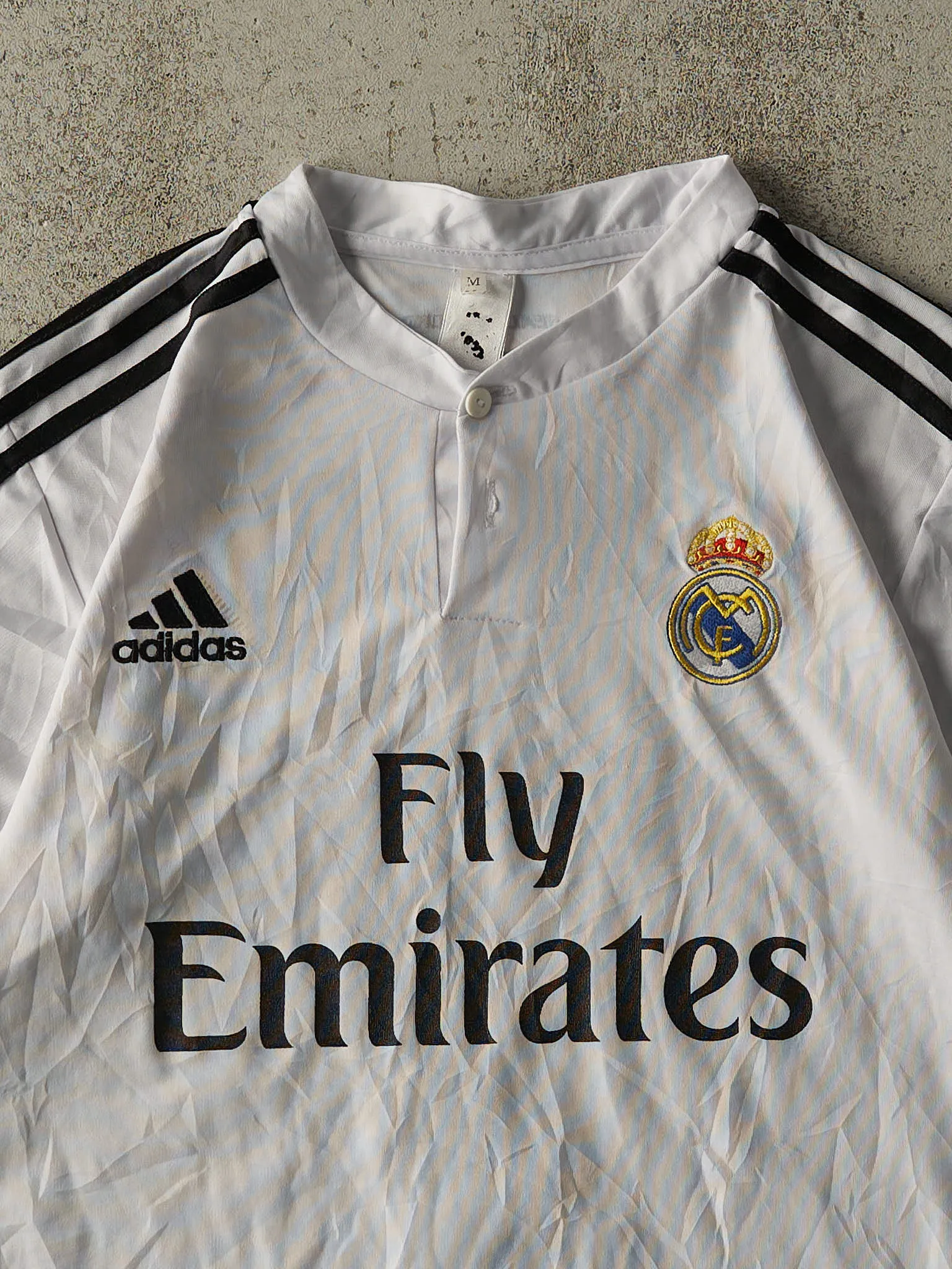 Vintage Y2K White Real Madrid #7 Christiano Ronaldo Soccer Jersey (S/M) sold by Rebalance Vintage product image thumbnail 3