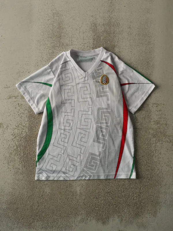 Vintage Y2K White Mexico Soccer Jersey (XS/S) sold by Rebalance Vintage