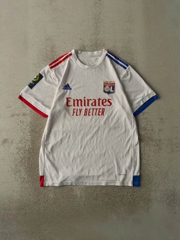 20' White Adidas Olympique Lyonnais Soccer Jersey (L/XL) sold by Rebalance Vintage