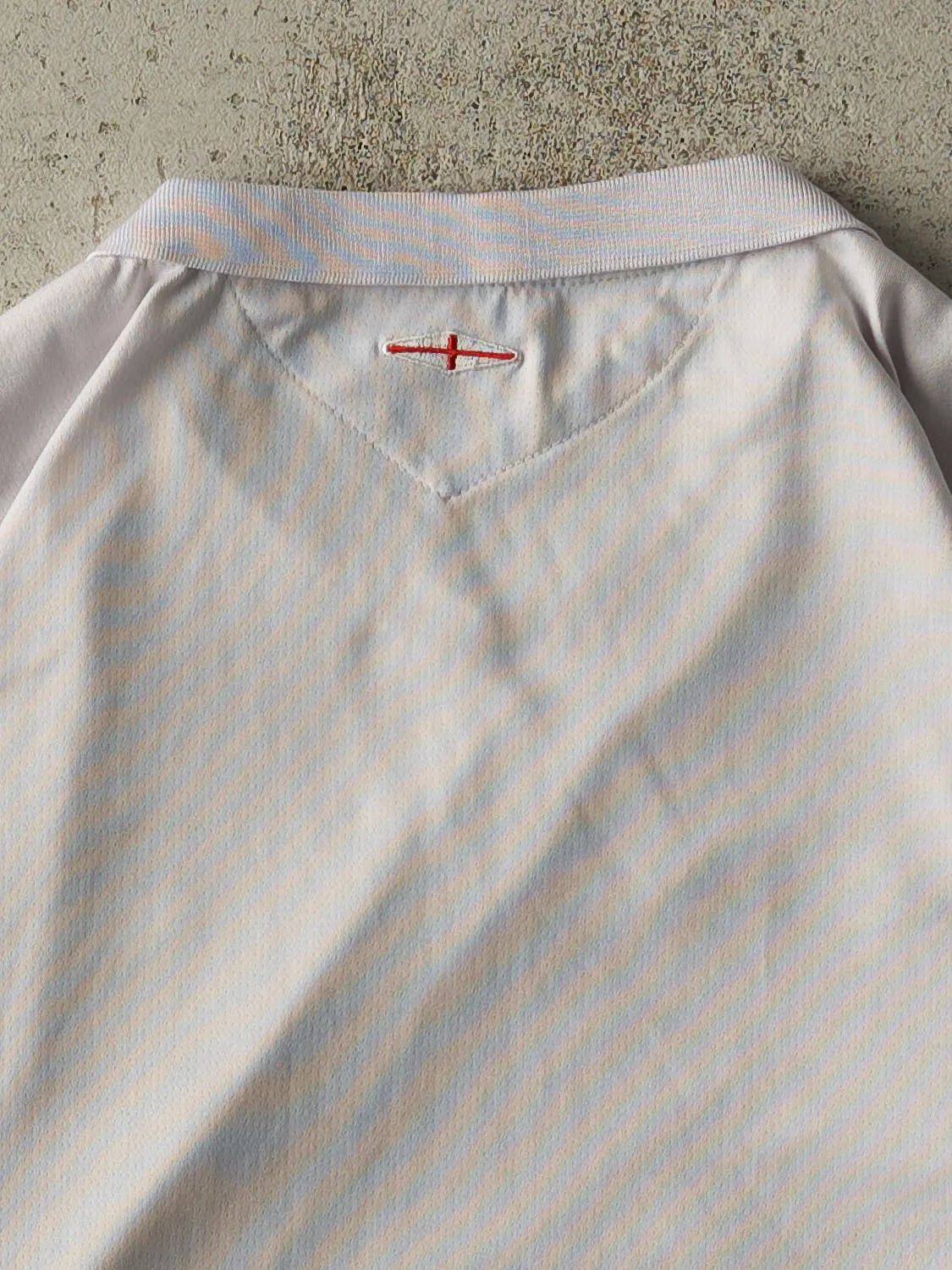 Vintage Y2K White England Soccer Jersey (L) sold by Rebalance Vintage product image thumbnail 3