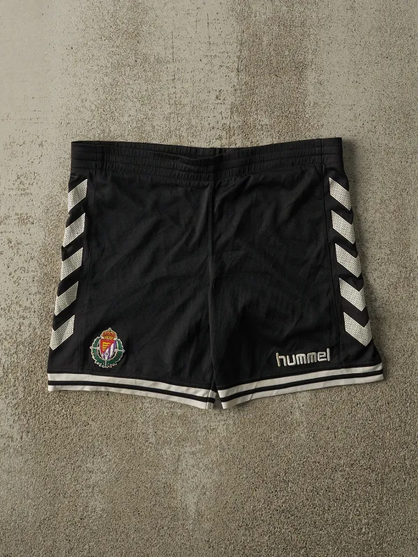 Vintage Y2K Black Real Valladolid Track Shorts (33x7) sold by Rebalance Vintage