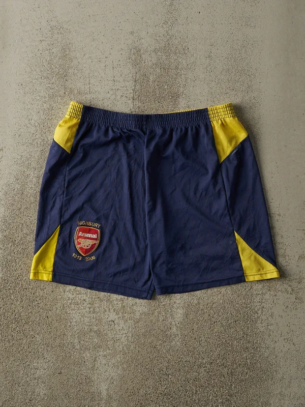 Vintage 06' Navy Blue Arsenal Track Shorts (31x6.5) sold by Rebalance Vintage