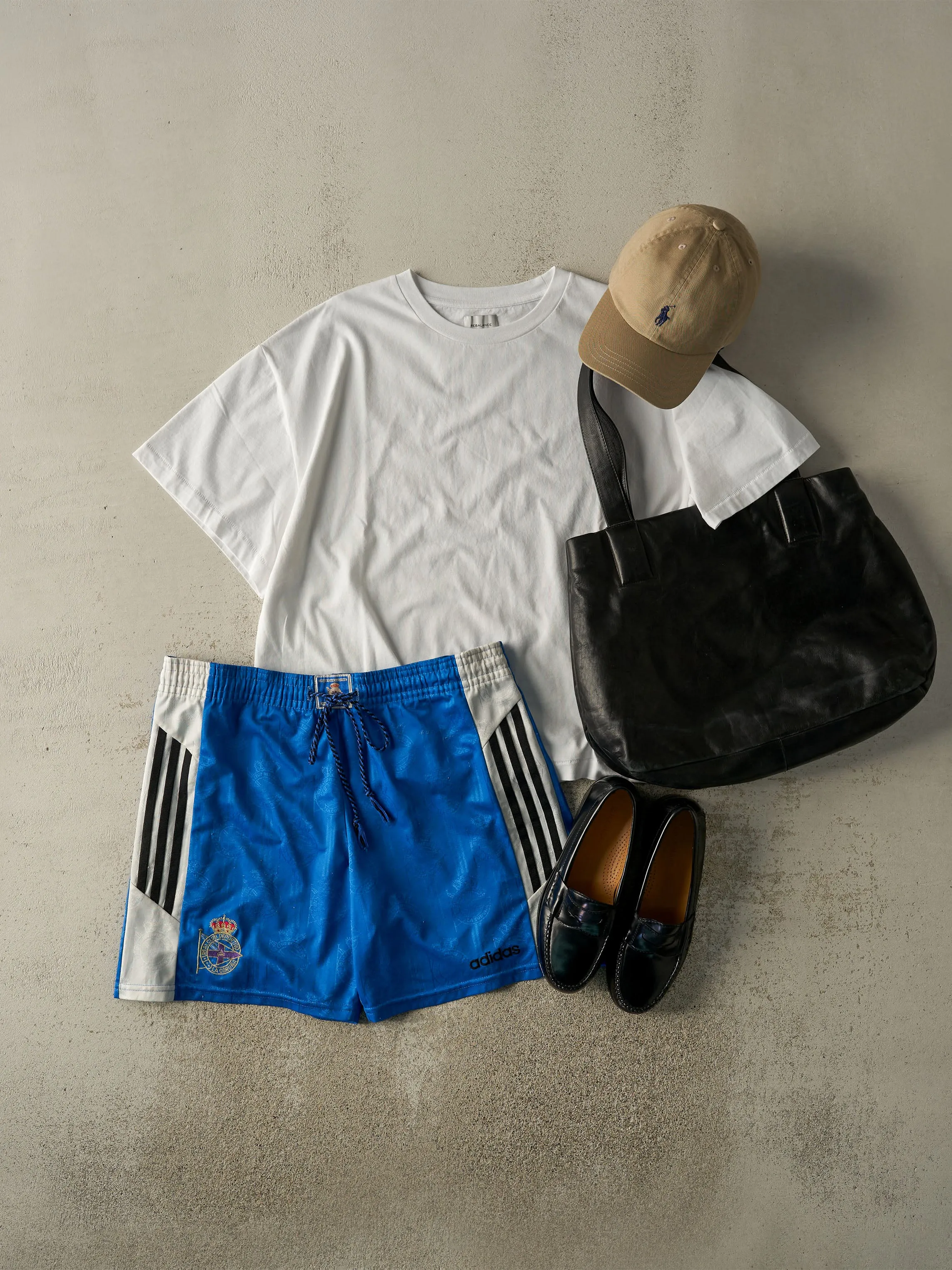 Vintage 90s Blue Adidas x Real Deportivo La Coruna Track Shorts (40x6.5) sold by Rebalance Vintage product image thumbnail 2