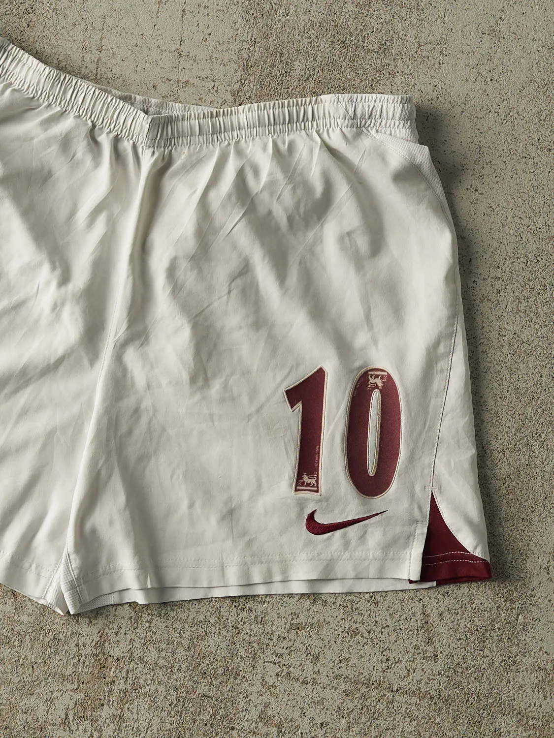 Vintage 06' White Nike x Arsenal #10 Track Shorts (32x5.5) sold by Rebalance Vintage product image thumbnail 3