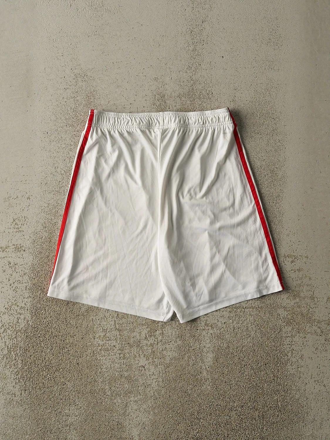 Vintage Y2K White Adidas x Arsenal Track Shorts (27x8) sold by Rebalance Vintage product image thumbnail 2