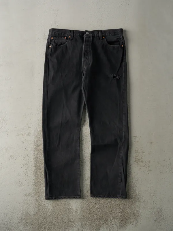 Vintage Y2K Black Levi's 501 Denim Pants (36x30) sold by Rebalance Vintage