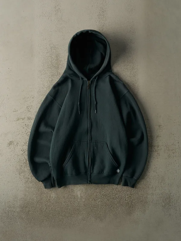 Vintage 90s Green Discus Athletic Zip Up Hoodie (S/M) sold by Rebalance Vintage