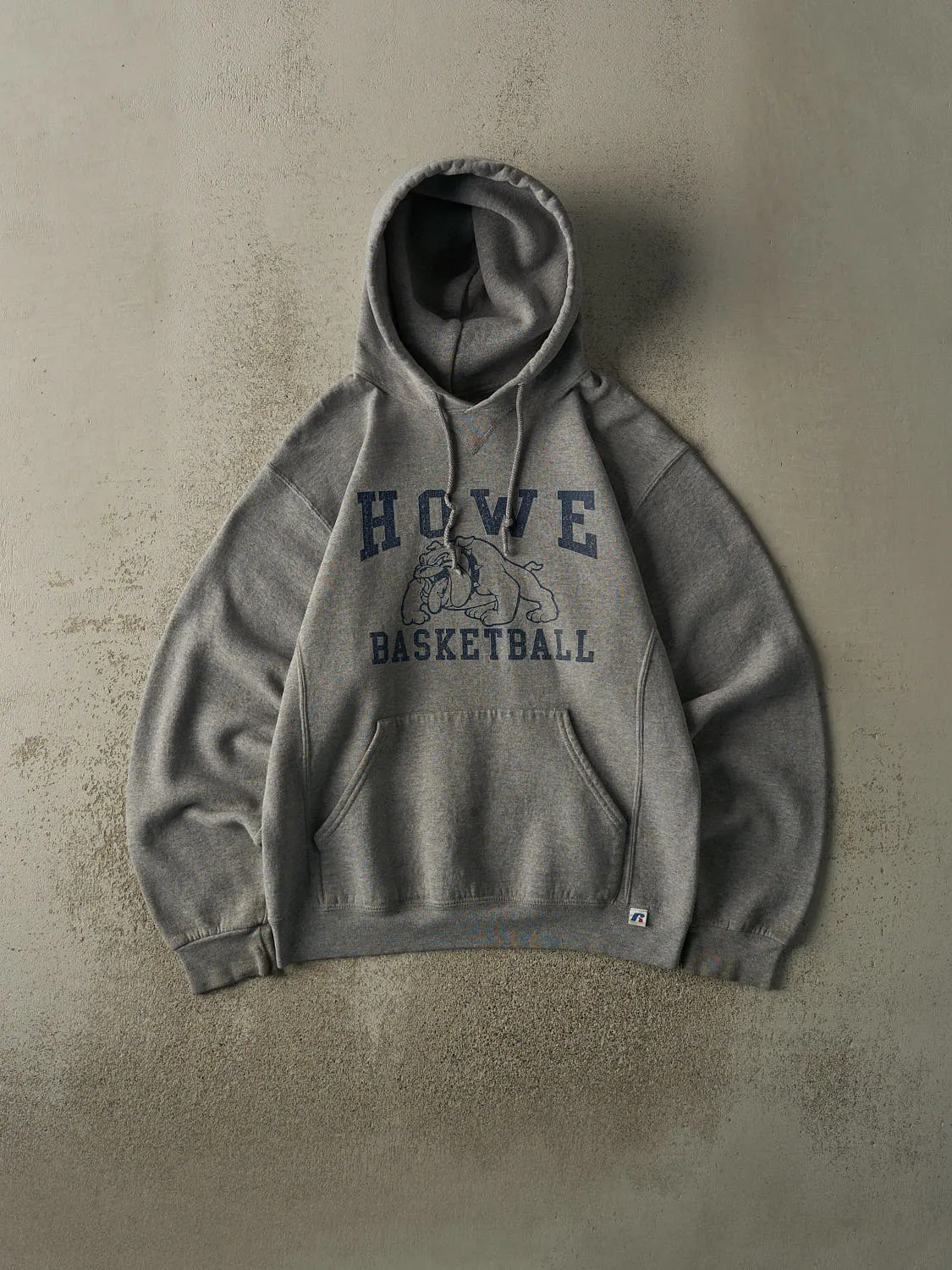 Vintage Y2K Grey Howe Basketball Russell Athletic Hoodie (M) sold by Rebalance Vintage