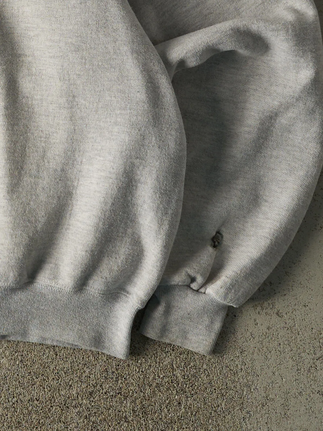 Vintage 90s Grey Blank Crewneck (L/XL) sold by Rebalance Vintage product image thumbnail 3