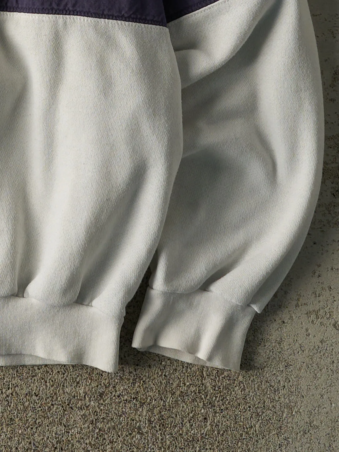 Vintage 90s White & Navy Le Coq Sportif Crewneck (M) sold by Rebalance Vintage product image thumbnail 3